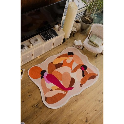 Lany Space Maggie Stephenson Odd Shaped Terrasun Community Earth Rug