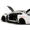 2020 Ford Mustang Shelby GT500 #65 White w/Black Top & Stripes Ford Performance "Bigtime Muscle" 1/24 Diecast Model Car by Jada - 3 of 4