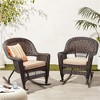 HomeStock Contemporary Chic Chair Set of 2 with  Cushion and Chrome Legs - 3 of 4