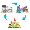 Picasso-TILES 150 PC School, Hospital, Police Station Theme Set, Magnetic Tiles, Building Blocks, STEM Toys for Kids 3+ - 3 of 4