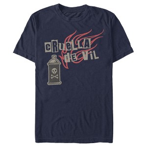 Men's Cruella Spray Flames Logo T-Shirt - 1 of 4