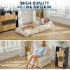 Folding Sofa Bed, Convertible Sleeper Chair with Pillow Foldable Mattress with Back Support, Boneless Fold Out Chair Bed Comfy Floor Sofa Lounge - 4 of 4