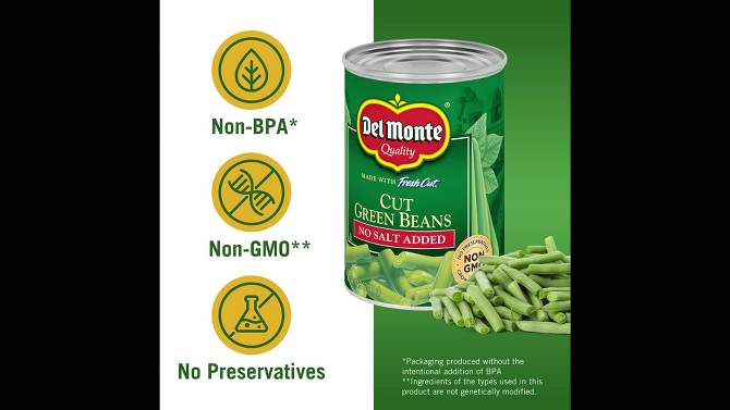 Del Monte Fresh Cut Green Beans - 14.5oz, 2 of 7, play video