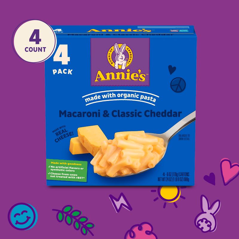 Annie's Macaroni & Cheese Classic Mild Cheddar, 6 of 13