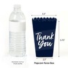 Big Dot of Happiness Navy Blue Elegantly Simple - Guest Party Favor Popcorn Treat Boxes - Set of 12 - 2 of 4