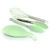 MegaChef Mint Green Silicone Cooking Utensils, Set of 12 - 3 of 4