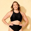 Women's Twist-Front High Neck Bikini Top - Shade & Shore™ - 4 of 4