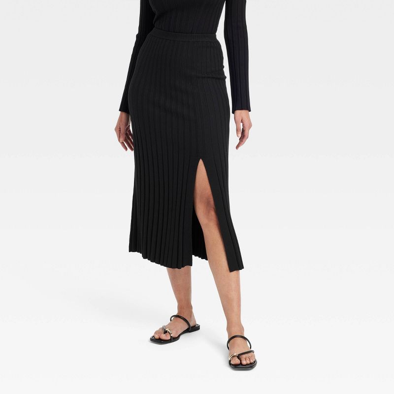 Women's Midi Sweater Skirt - A New Day™, 1 of 11