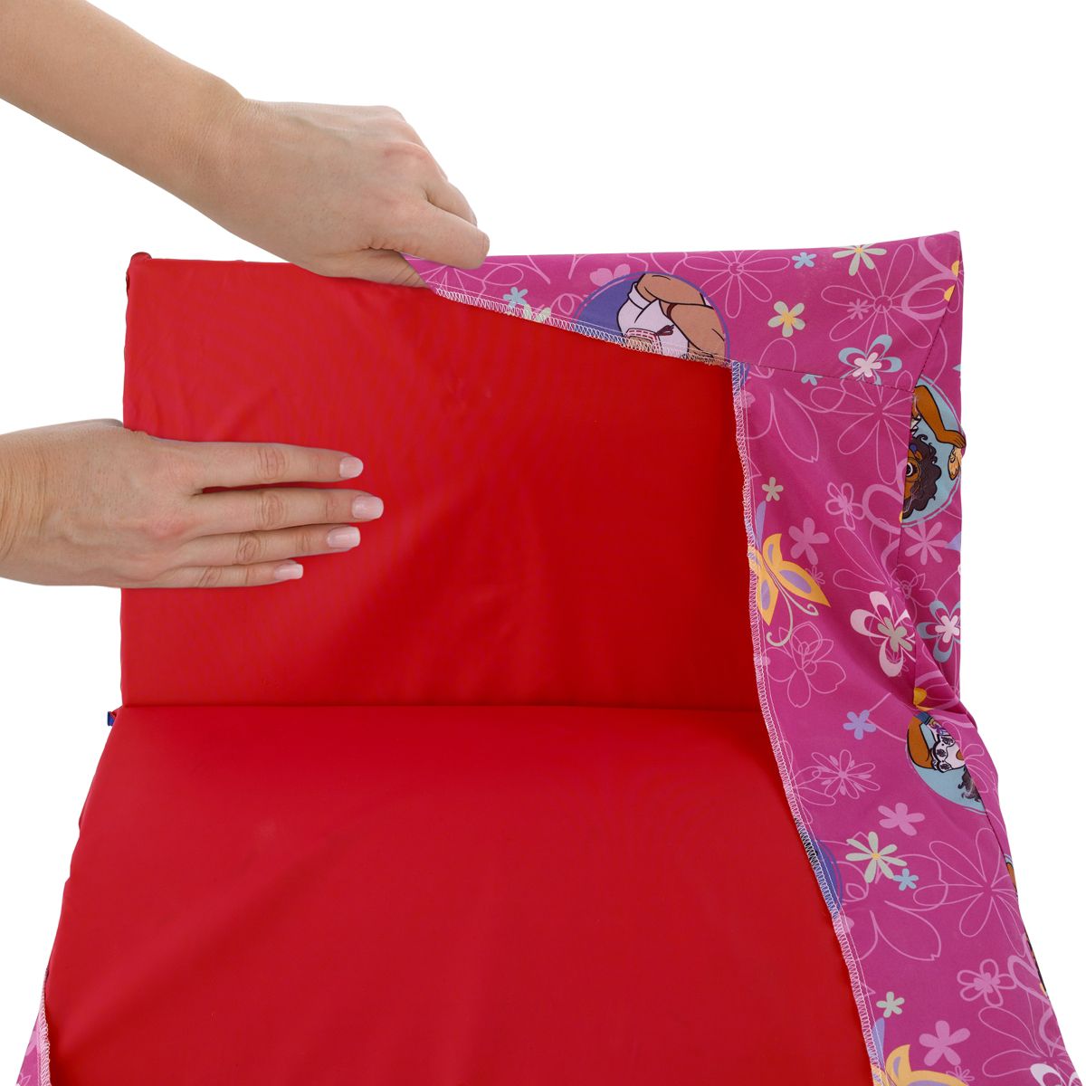NoJo Disney Encanto Tropical Delight Pink and Aqua, Mirabel and Isabella Preschool Nap Pad Sheet - thumbnail 2