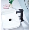 ALEXOUN  Waterfall Spout Bathroom Faucet,Single Handle Bathroom Vanity Sink Faucet - 4 of 4