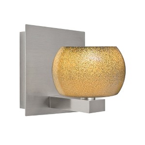 Besa Lighting Keno 1 - Light Vanity in  Satin Nickel - 1 of 1