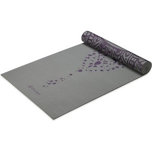 Extra Thick 6mm Yoga Mat, Reversible Non-Slip Print Exercise Mat for All Yoga Types, Pilate - 1 of 4