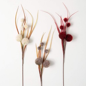 Sullivans Artificial 36" Pom Pom Grass Spray - Set of 3, Multicolored - 1 of 2
