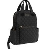 Joan & David Diamond Quilted Nylon 18 Inch Workbook Backpack - 2 of 4