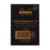 Rhodia Staplebound Notepad - Lined 80 sheets - 2 x 3 - Black cover - 3 of 4