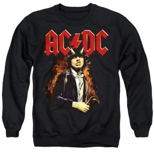 Men's ACDC Fire And Horns Crewneck Sweatshirt - 1 of 4