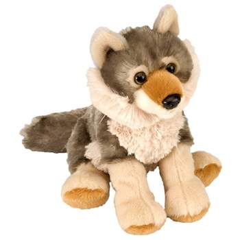 Wild Republic Cuddlekins Mini Wolf Stuffed Animal, 8 Inches