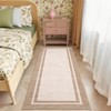Rugs for Living Room Bedroom Washable Bordered Area Rug Non-Slip Modern Rugs Border Floor Carpet - 2 of 4