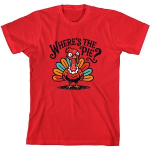 Where's The Pie Youth Crew Neck Short Sleeve Tee - 1 of 2