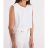 Women's PLEATED MUSCLE TEE - ETICA - 4 of 4