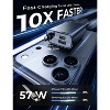 Itopfox Retractable Car Charger with Fast USB C Charging for iPhone 17 16 15 Pro Max Air, Samsung S25 S24 iPad Android Devices 57W Ultra-Mini Design - 2 of 4