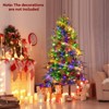 Tangkula 9/7.5/6 FT Pre-lit Artificial Christmas Tree, Hinged Xmas Tree w/ 1770/1162/714 Branch Tips, 560/380/260 Multicolored & Warm White LED Lights - 2 of 4