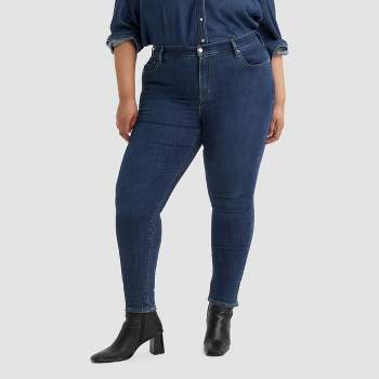 Levi's® Women's Plus Size Mid-Rise Classic Straight Jeans - Lapis Dark  Horse 24