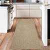 Modern Rainbow Easy Jute Area Rugs, Washable Natural Contemporary Indoor Outdoor Carpet for Living Room Farmhouse Patio Backyard RV - 3 of 4