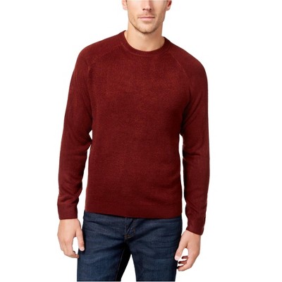 Weatherproof Mens Textured Raglan Pullover Sweater