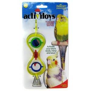 JW Insight Hour Glass Mirrors Bird Toy - 1 of 3