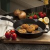 Bayou Classic 7432 12-in Cast Iron Skillet Features Helper Handle and Pour Spouts Perfect For Searing Braising Frying and Baking Pies and Cobblers - 3 of 4
