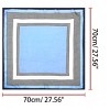Allegra K Women's Polka Dot Square Scarf Neck Scarves Kerchief Neckerchief Headband Sky Blue 27.56*27.56 inches(L*W) - 3 of 4