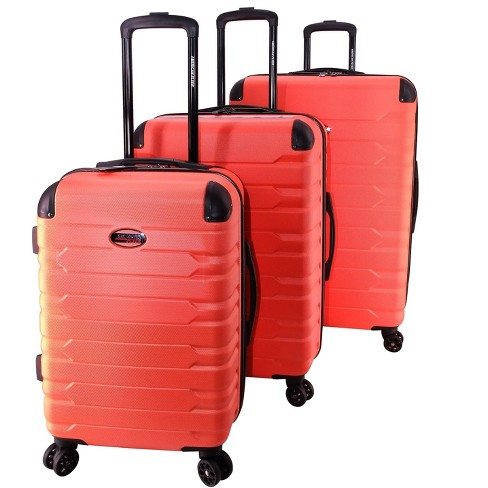 American Flyer Mina 3 piece Hardside Luggage Set Coral Target