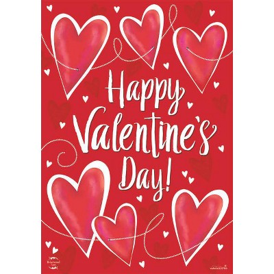 Briarwood Lane String Of Hearts Valentine's Day Garden Flag Love : Target