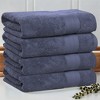Luxury Cotton Heavyweight Solid Plush Towel Set by Blue Nile Mills - 2 of 4