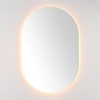 Jax 24" Aluminum LED Oval Mirror - LMR1007 - White - Safavieh - 2 of 4