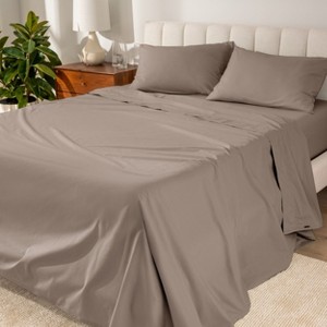 Organic Cotton Percale Bed Sheet Set by Bare Home - 1 of 4