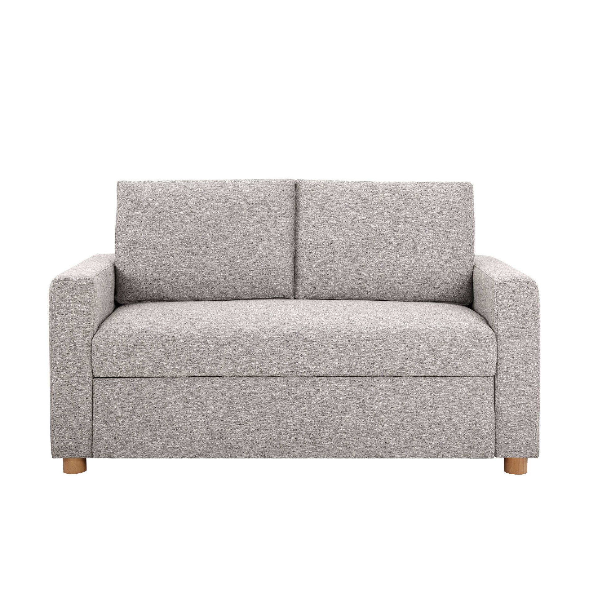 Serta Aurora Convertible Sofa Light GrayWoven