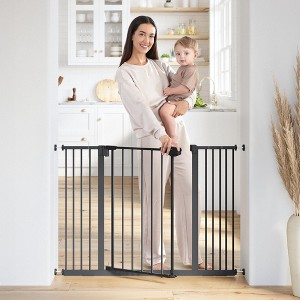 Baby Safety Gate, Adjustable Q195 Steel Doorway Gate By Comfy Cubs - 1 of 4