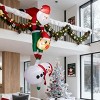 SEVOBAL Inflatable Holiday Decorations 7.5'Christmas Inflatable Decoration Inflatable Santa Reindeer Snowman, Multicolored, 40.2"*32.3"*92.5" - 2 of 4
