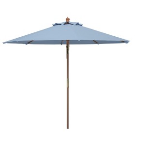 Cannes 9Ft Wooden Umbrella - PAT8009 - Safavieh - 1 of 4