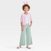 Girls' Long Sleeve Pointelle Cardigan - Cat & Jack™ - 3 of 3