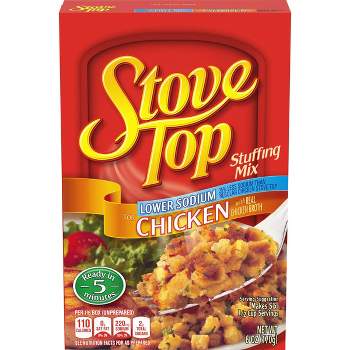 Stove Top Lower Sodium Stuffing Mix for Chicken 6oz