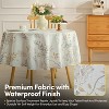 Printed Waterproof Fabric Tablecloths, Easy Care Dining Table Covers by Sweet Home Collection® - 2 of 4