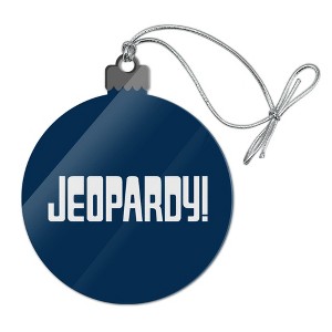 Jeopardy Classic Logo Acrylic Christmas Tree Holiday Ornament - 1 of 4