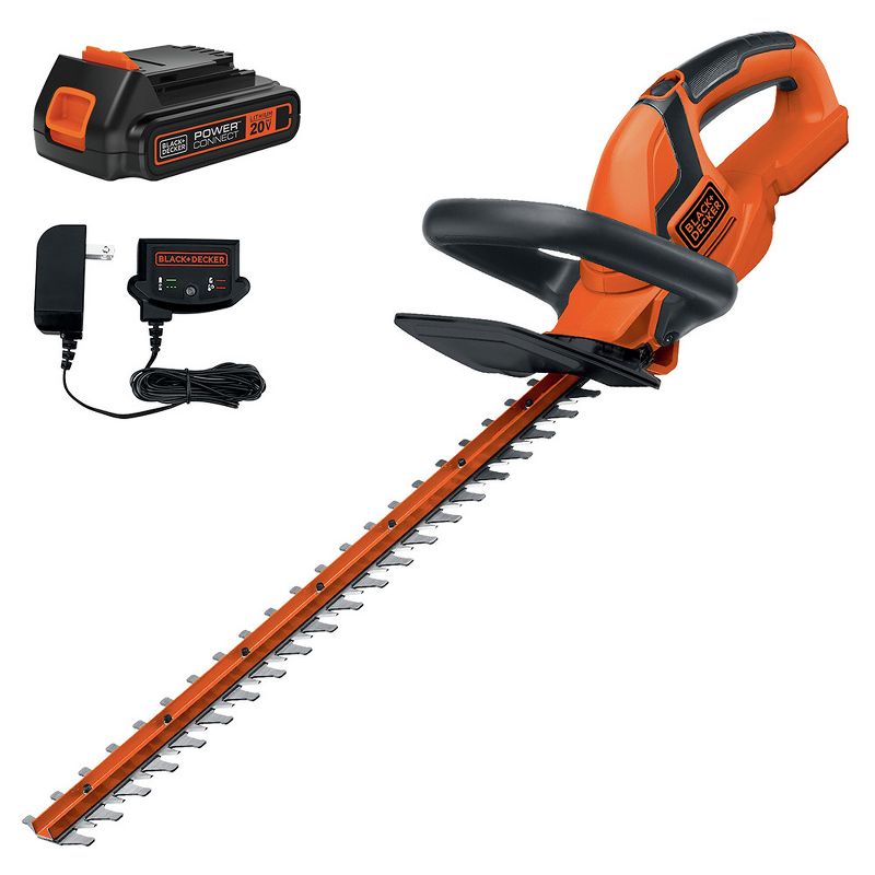Black & Decker LHT2220 20V MAX Lithium-Ion Dual Action 22 in. Cordless Electric Hedge Trimmer Kit (1.5 Ah), 4 of 18