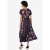 Woman Within Women's Plus Size Mixed Print Maxi Dress - 3 of 4