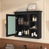 ALEXOUN 19'' x 12'' Bathroom Vanity Mirror, with Wall Mounted Bathroom Storage Cabinet, Modern Bathroom Wall Mirror,Mirror Cabinet Open Shelves - 4 of 4
