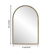 CAVINAS Retro Bathroom Mirror,Antique Silver Vanity Mirror,Wall Mirror with Iron Frame,Bathroom and Living Room Decor - 3 of 4