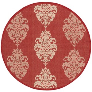 Courtyard CY2720 UV & Stain Resistant Non-Shedding Power Loomed Indoor/Outdoor Rugs - Safavieh - 1 of 3